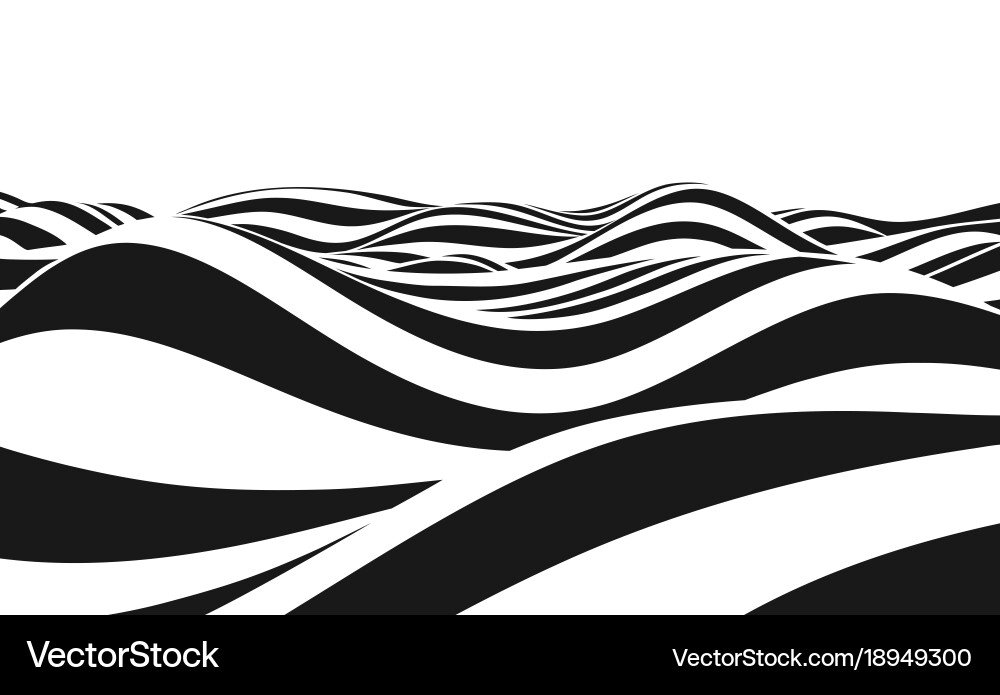 Dynamic Wave Pattern vector image
