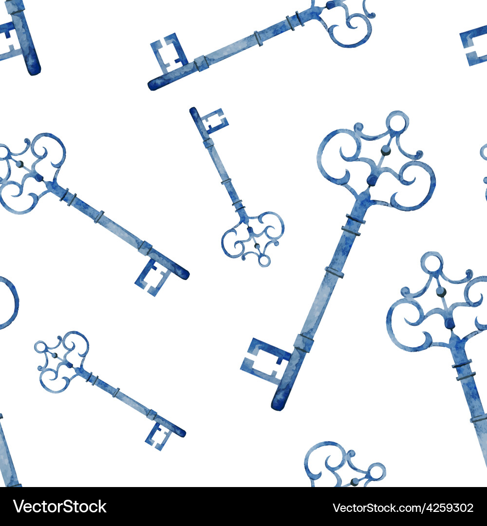 Keys pattern vector image