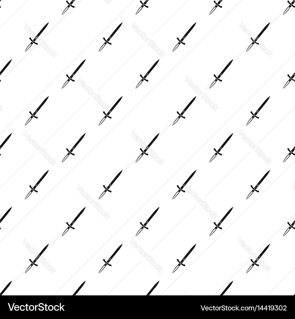 Sword pattern Vector Image