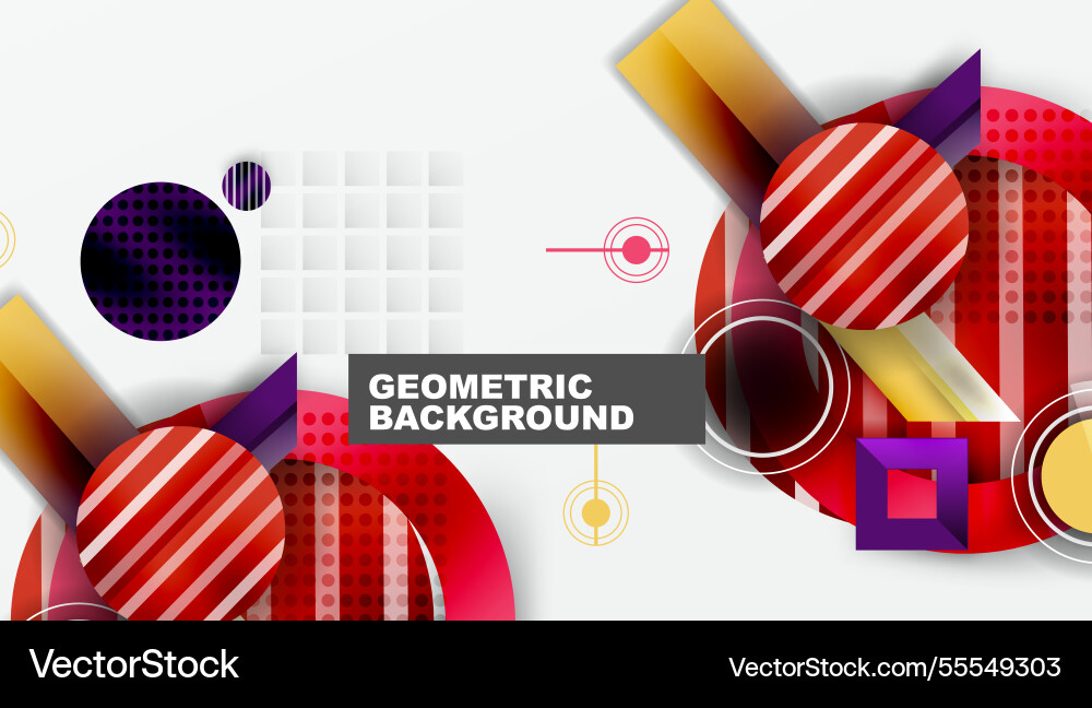 Dynamic complex geometric abstract background Dynamic complex geometric abstract background Vector Image