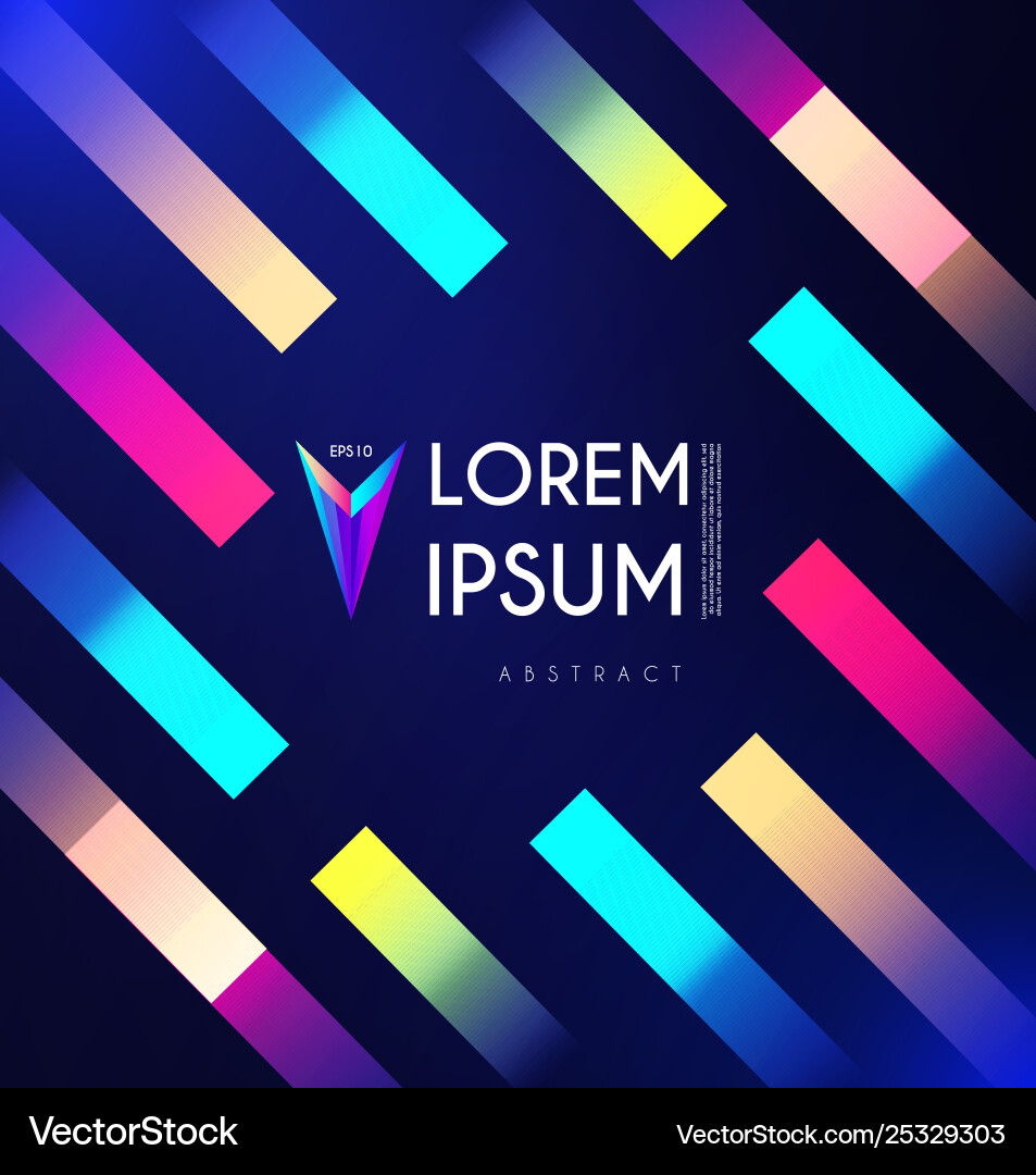 Dynamic Geometric Abstract Background vector image