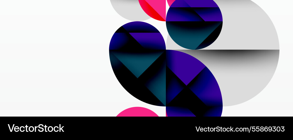Modern abstract composition with layered circles Modern abstract composition with layered circles vector image