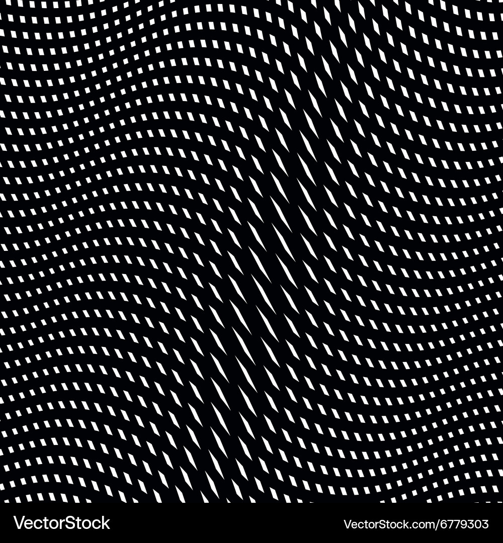 Moire style optical pattern motion effect tile Vector Image