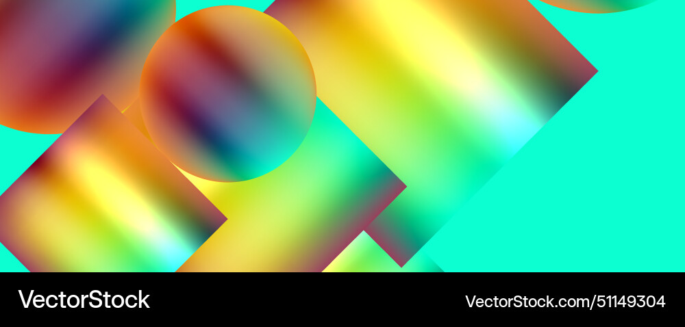 Colorful abstract pattern with circles and squares Colorful abstract pattern with circles and squares vector image