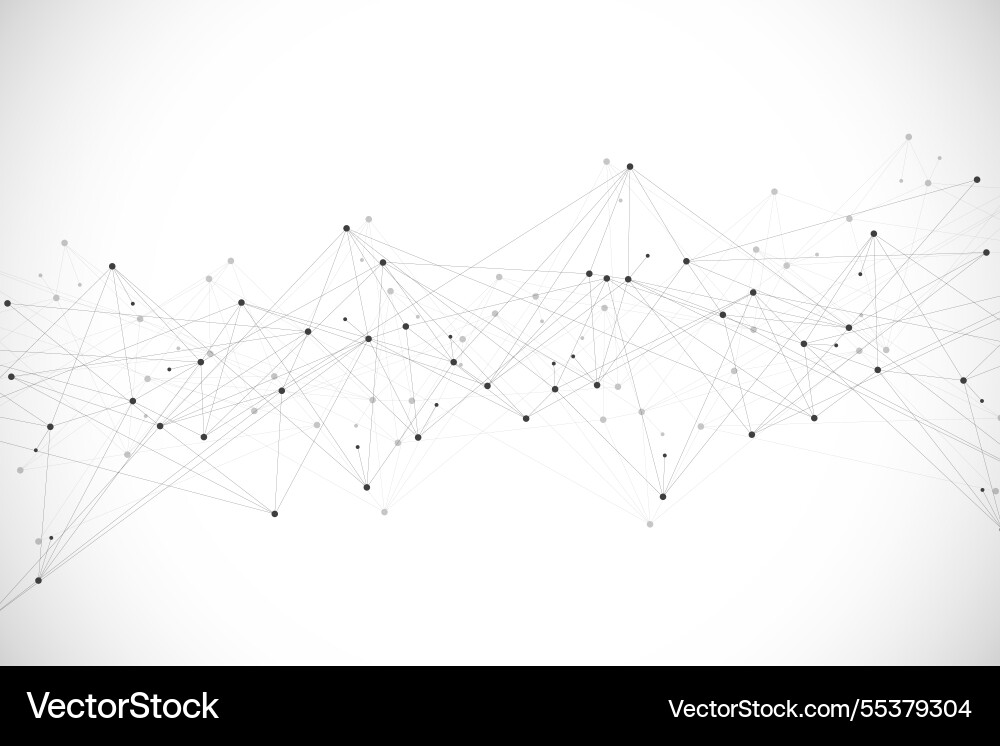 Global network connection concept big data Global network connection concept big data vector image