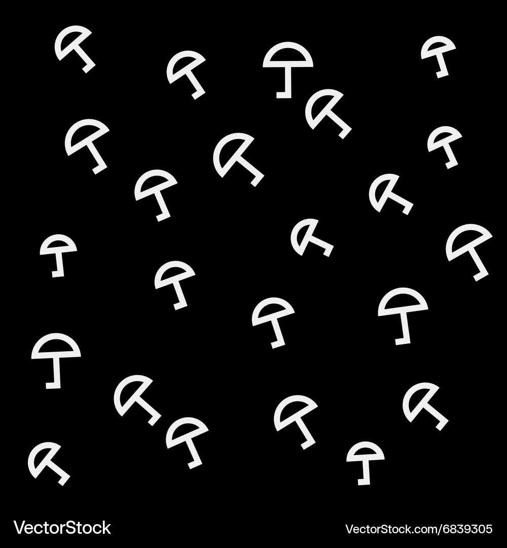 Autumn monochrome simple minimal pattern Vector Image
