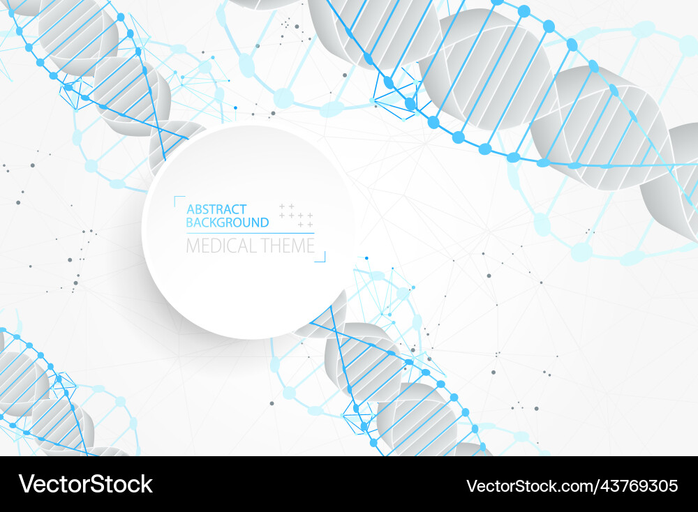 Science template abstract background with a 3d Science template abstract background with a 3d vector image
