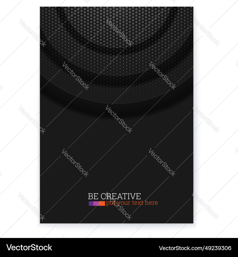 Abstract poster with multi layered round shapes Abstract poster with multi layered round shapes vector image