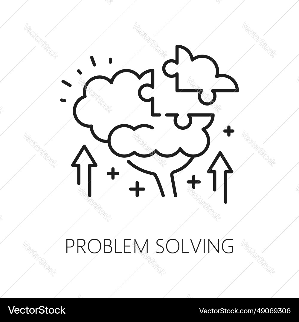 Psychological Problem Solving vector image