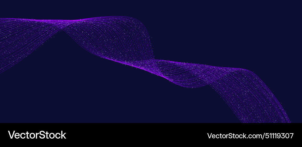 Abstract waving tech background design Abstract waving tech background design vector image