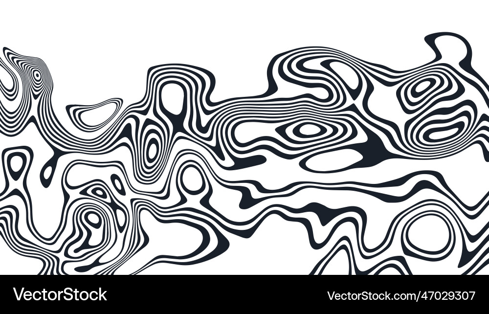 Abstract Wavy Liquid Background Royalty Free Vector Image