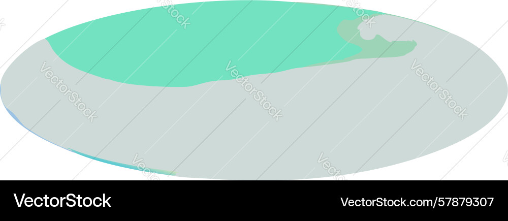 Artistic oval shape fluid gradient background vector image