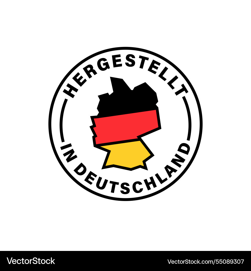 Icon mit deutscher Karte Icon mit deutscher Karte vektorbild