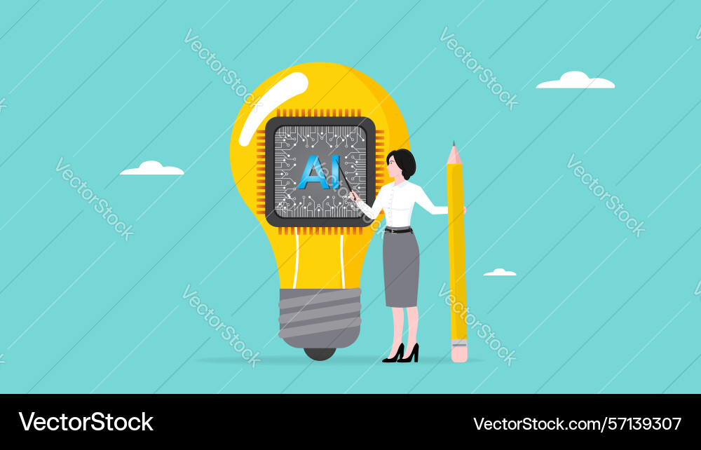 Introduction to ai artificial intelligence Introduction to ai artificial intelligence vector image