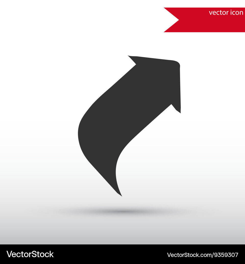 Up arrow icon design element vector image