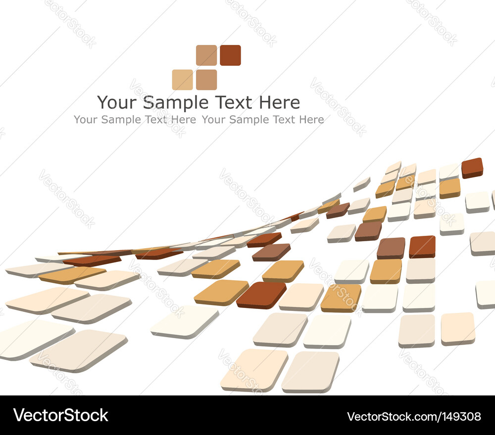 Checked background vector image