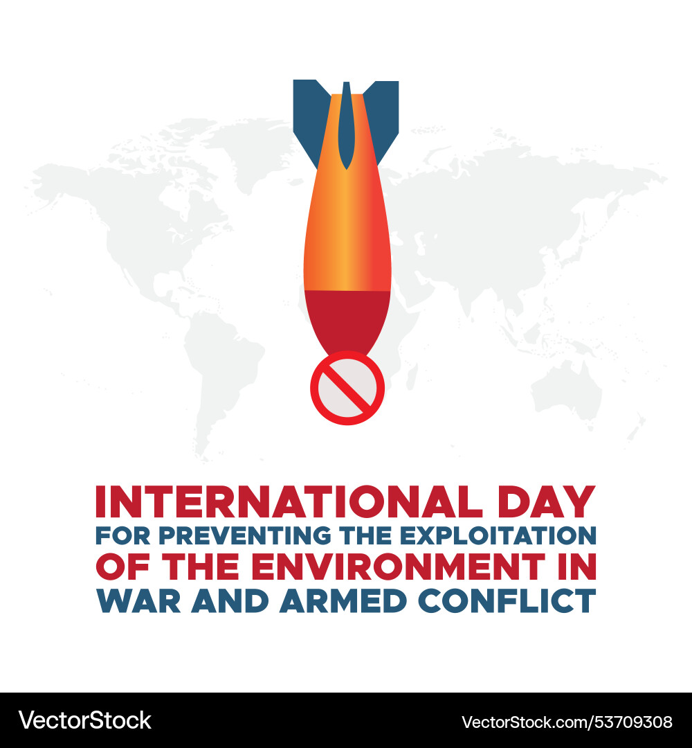 International day for preventing the exploitation Vector Image