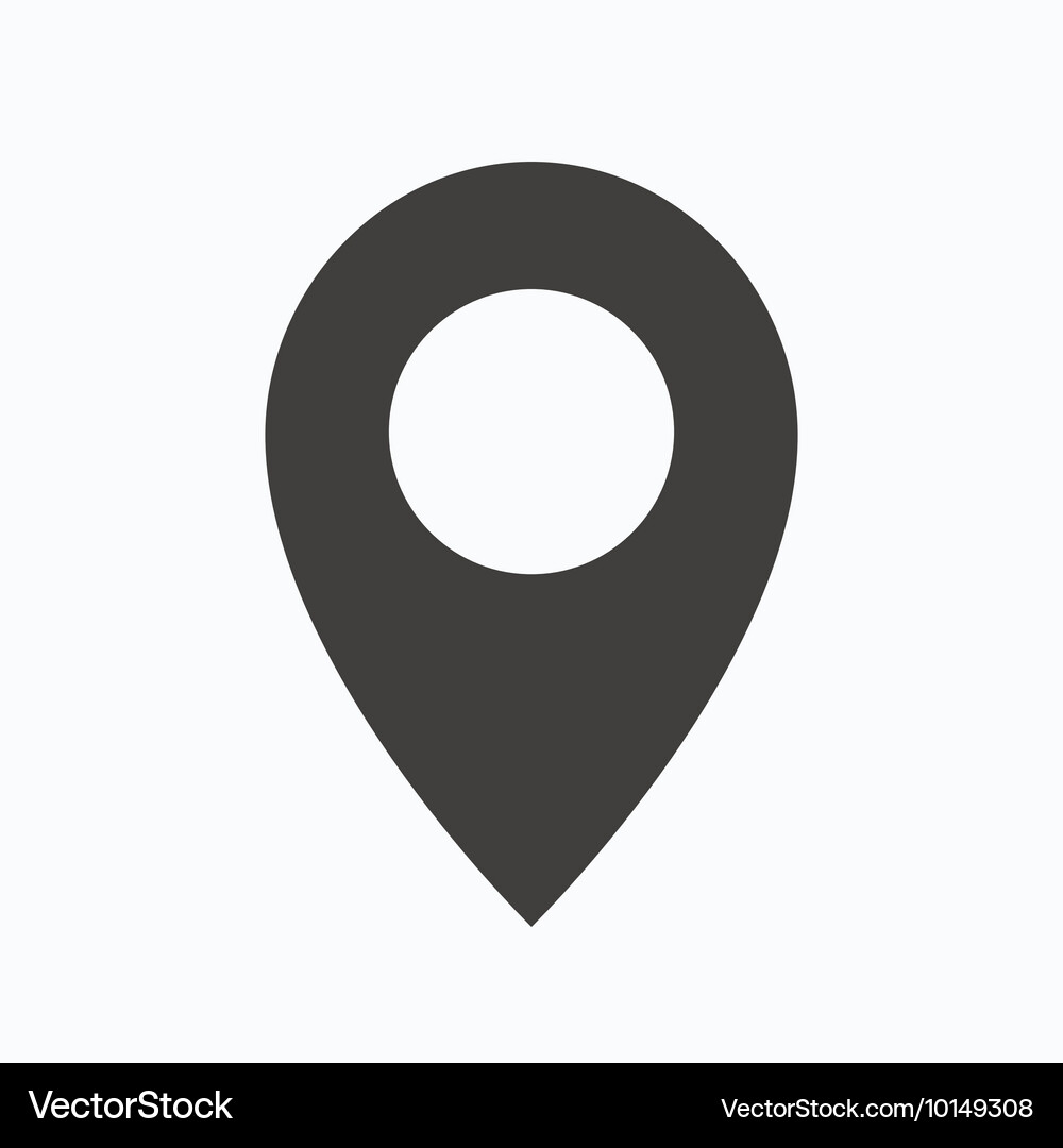 Location icon map pointer sign Vector Image