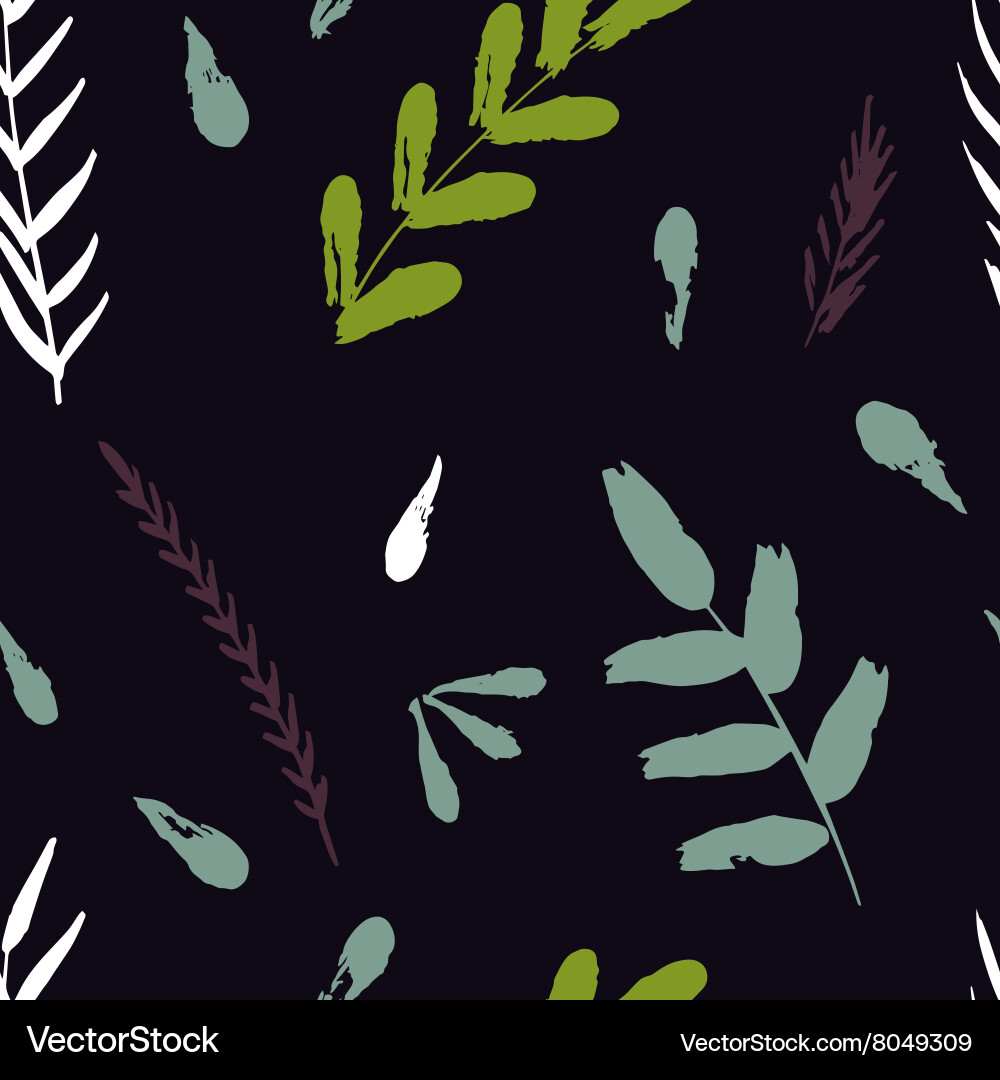 Abstract seamless pattern with flowers Vector Image