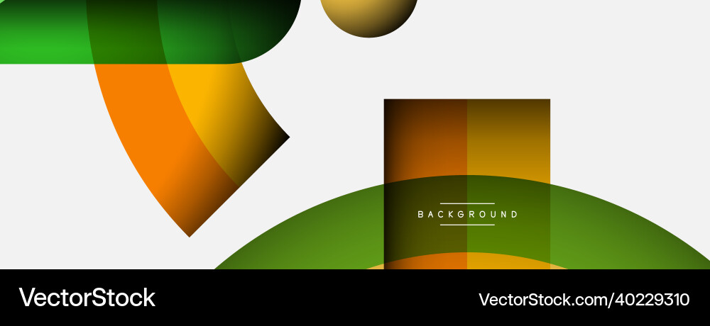 Geometric abstract background round shapes Geometric abstract background round shapes vector image