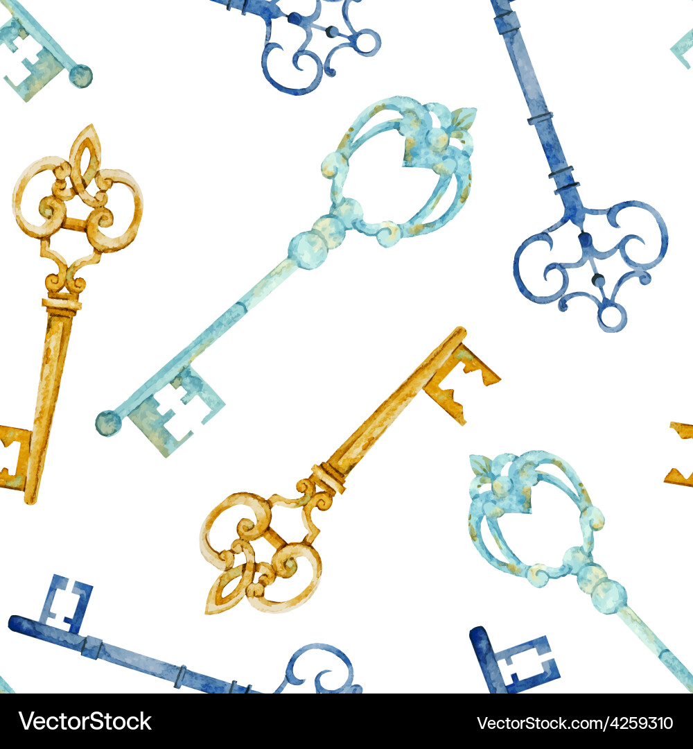 Keys pattern vector image