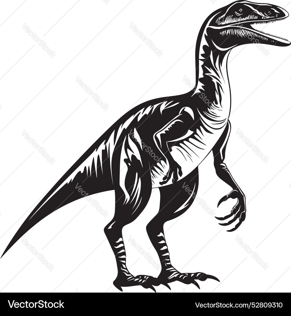 Rampaging reptile veloci reptor logo clawed Rampaging reptile veloci reptor logo clawed Vector Image