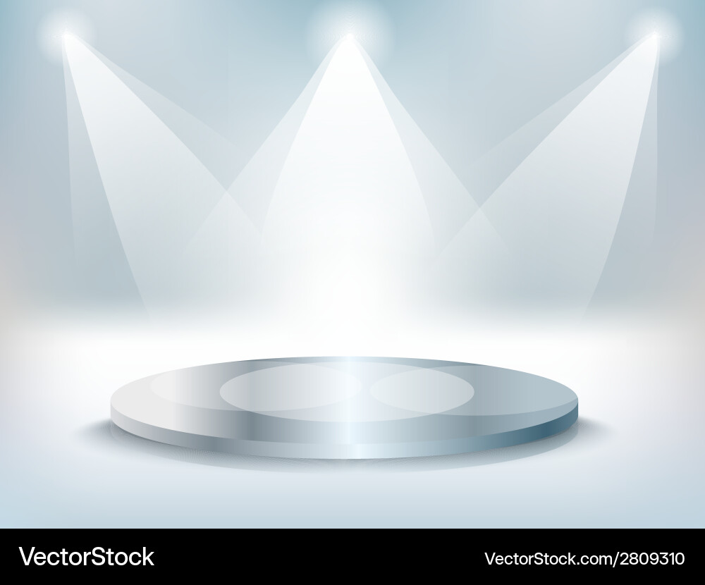 Stage background Royalty Free Vector Image - VectorStock
