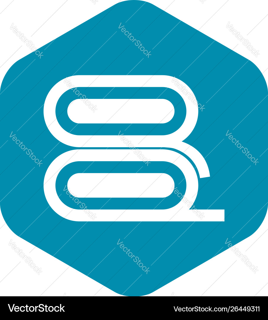 Fabric icon simple style Fabric icon simple style vector image