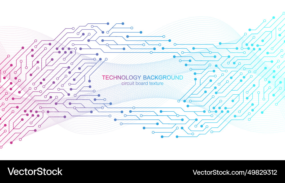 Abstract background with technology circuit board Abstract background with technology circuit board vector image