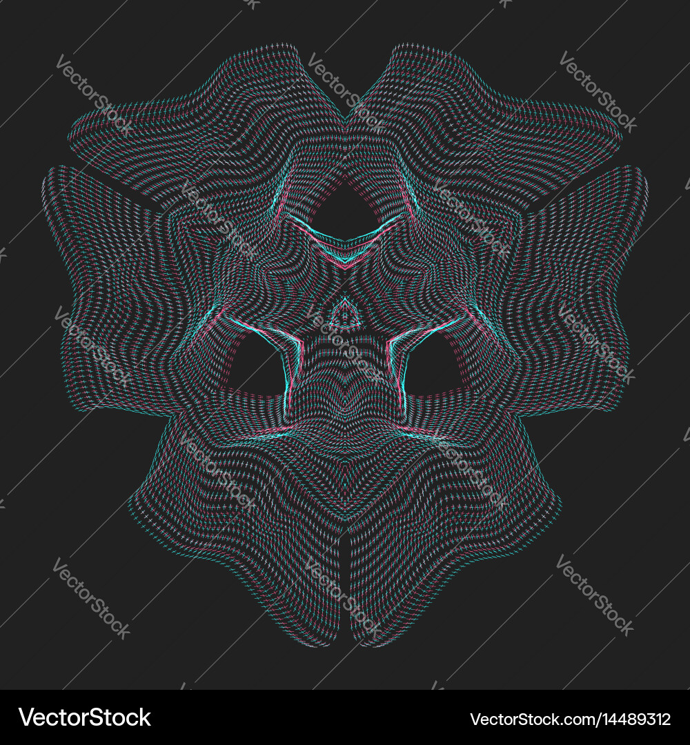 Parametric Wave Surface Vector Image
