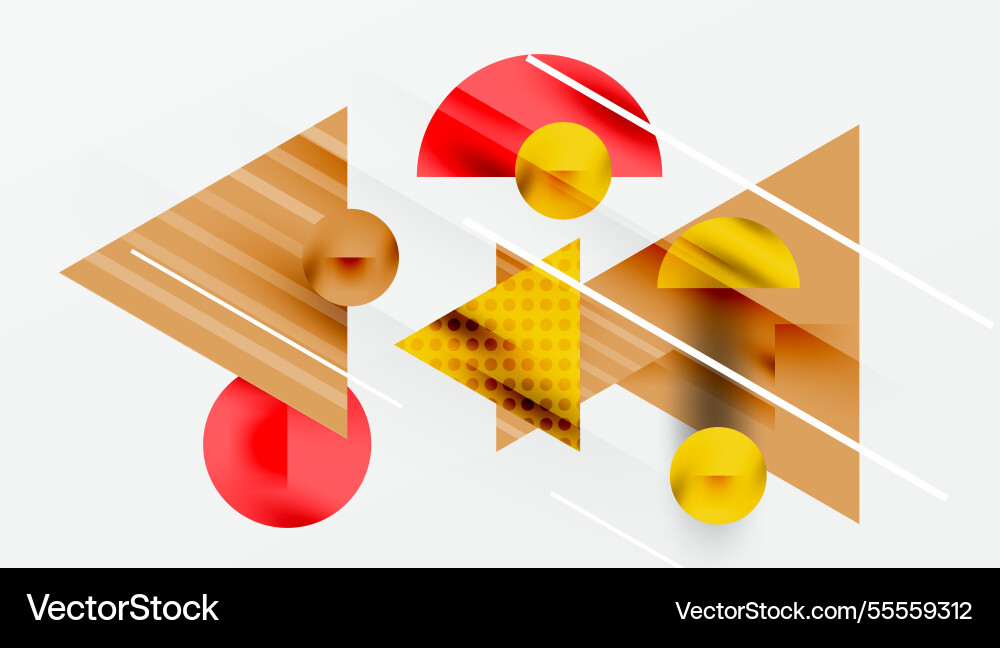 Sleek abstract background - layered triangles Vector Image