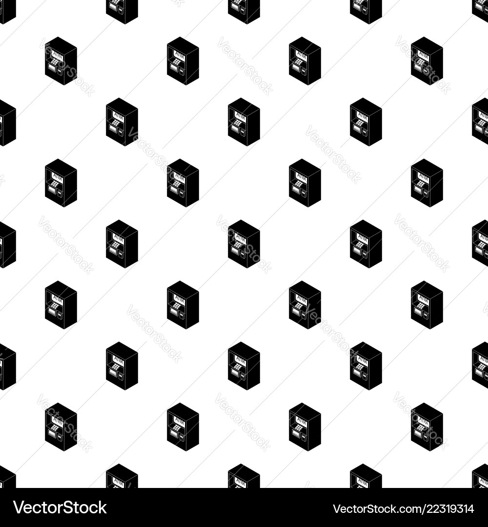 Atm pattern seamless Vector Image