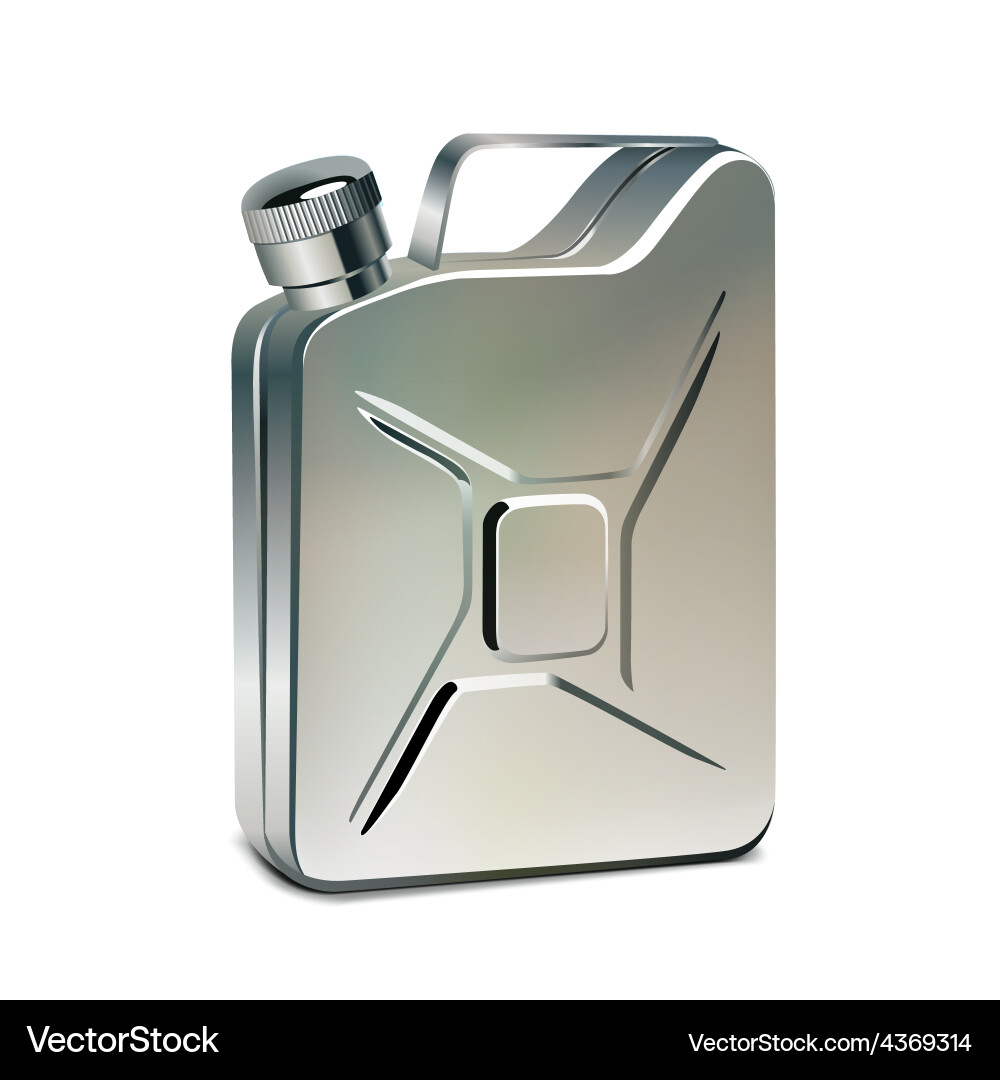 Gas container realistic Royalty Free Vector Image