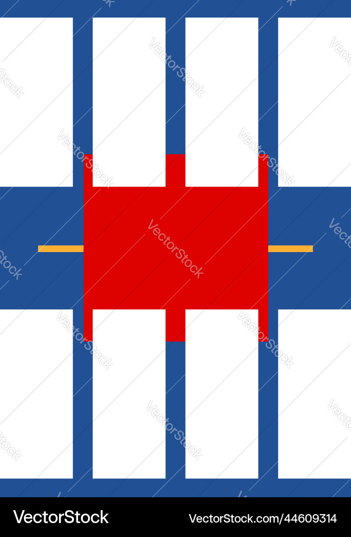 Modern pattern from basic shapes vector image