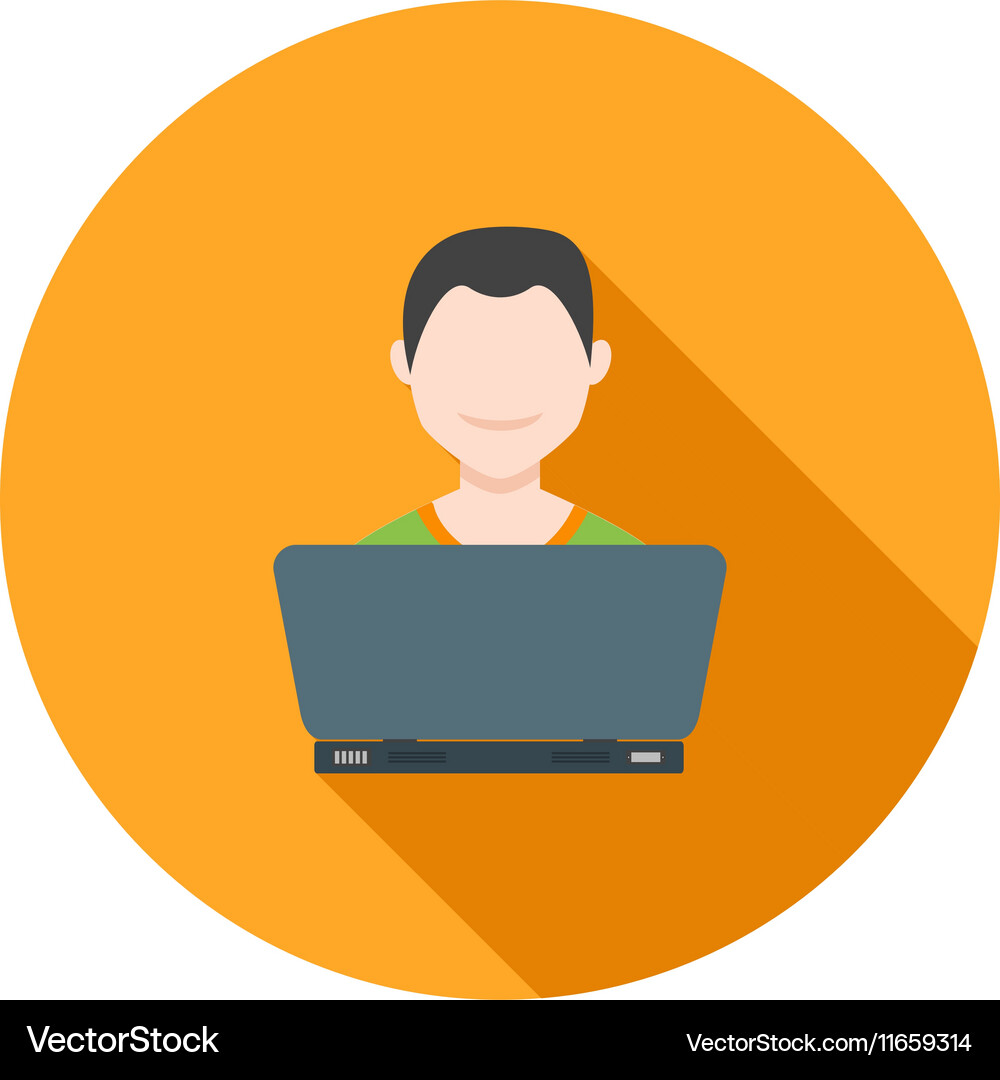 Studying on system ii Vector Image