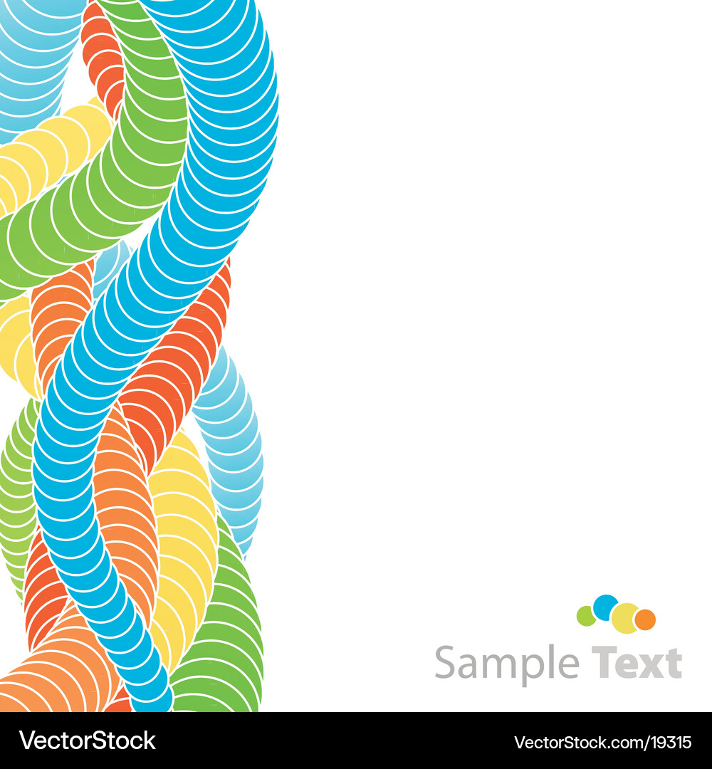 Abstract circle flow background Vector Image