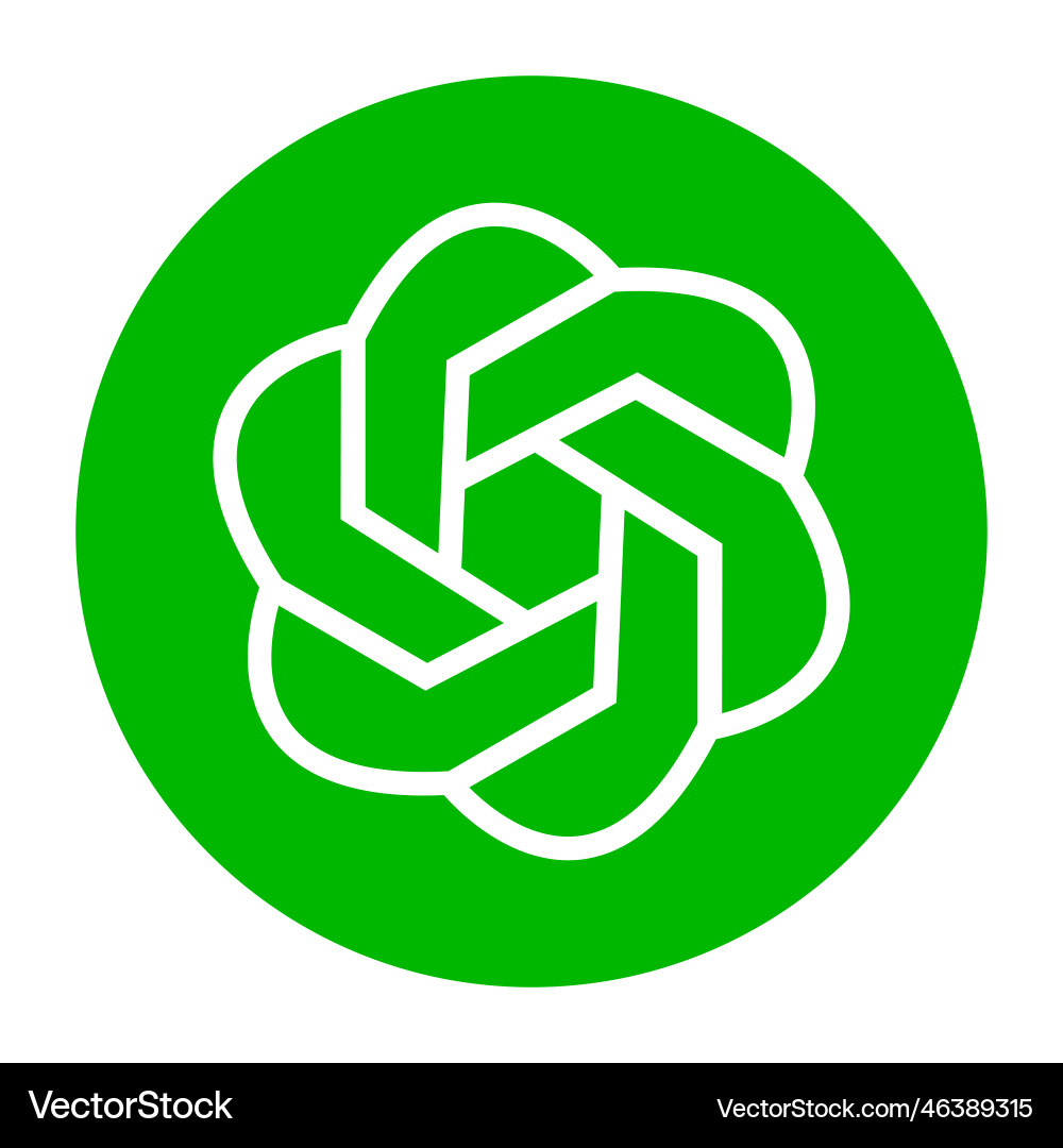 ChatGPT AI Chatbot Icon vector image