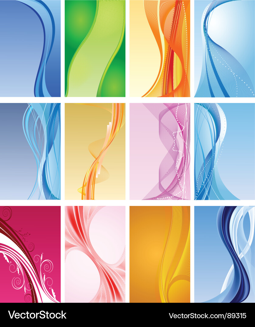 Dynamic Fluid Pattern vector image