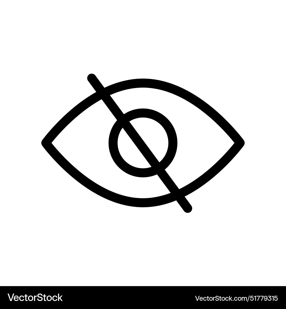 Hide icon suitable for privacy and security themes Hide icon suitable for privacy and security themes vector image