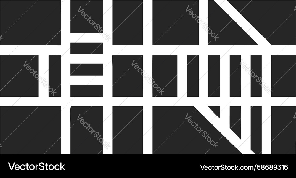 Geometric Block Pattern Vector Image