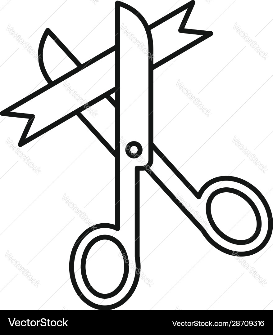 Launch event icon outline style Vector Image