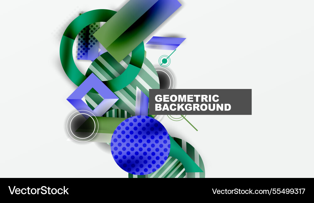 Dynamic complex geometric abstract background Dynamic complex geometric abstract background Vector Image