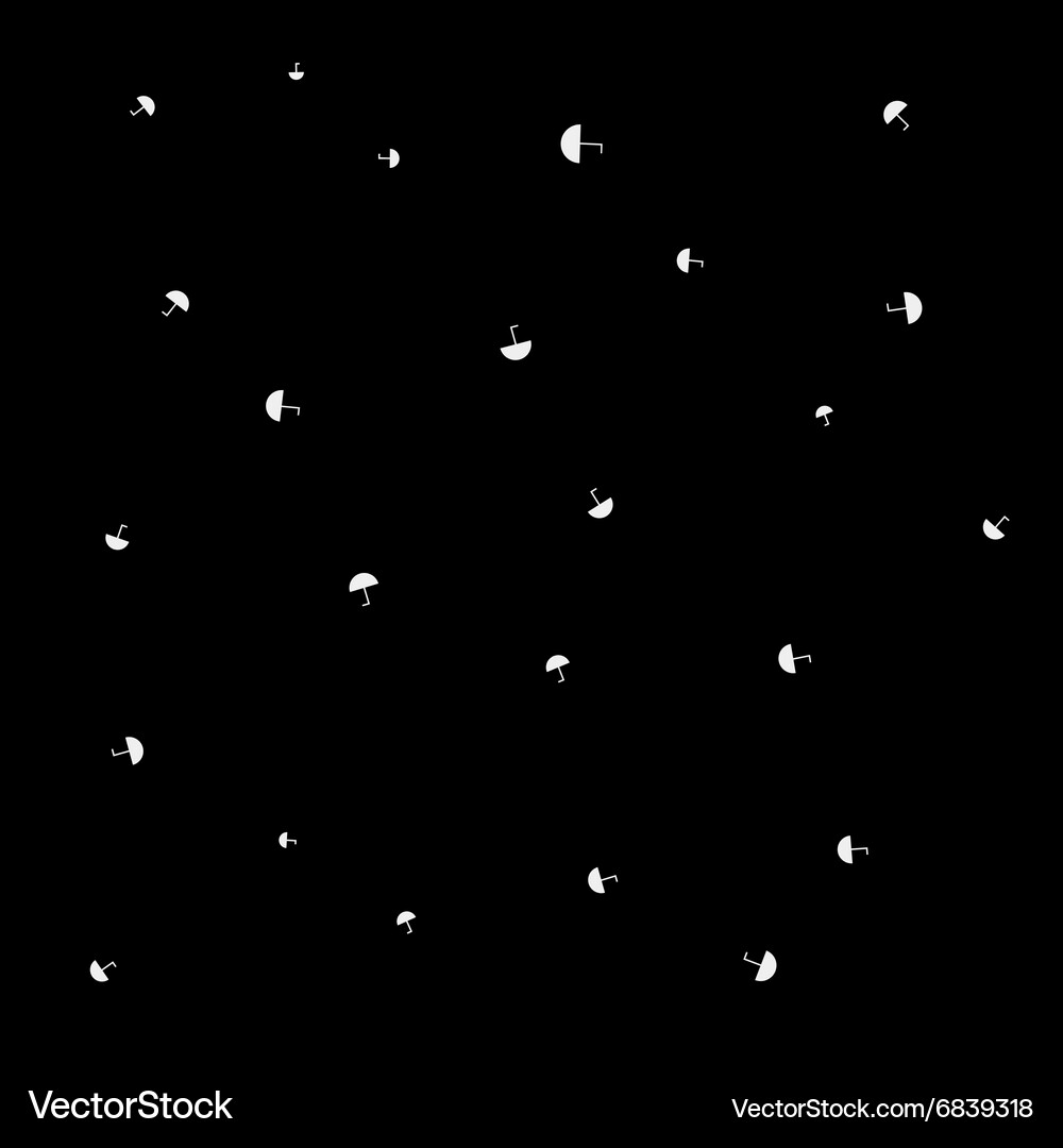 Autumn monochrome simple minimal pattern Vector Image