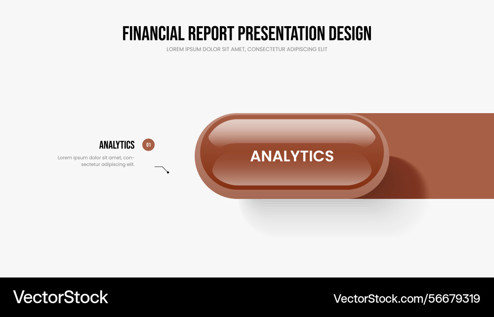 Enterprise solution slideshow design Enterprise solution slideshow design vector image
