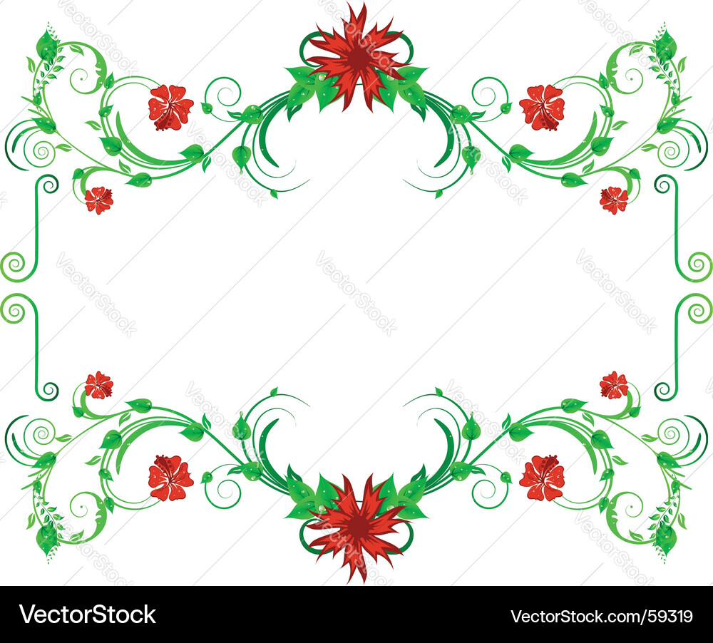 Floral background Vector Image