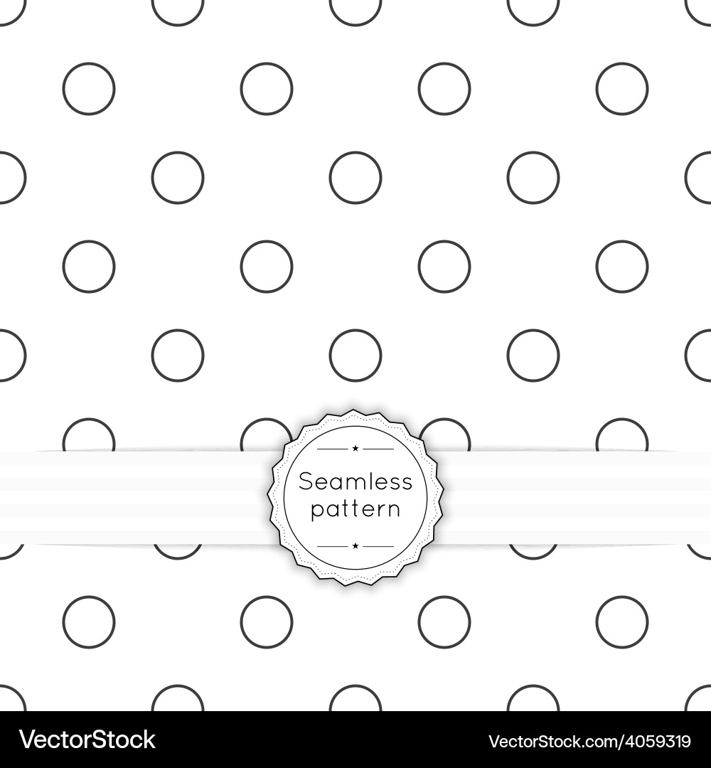 Geometric Circle Pattern Vector Image