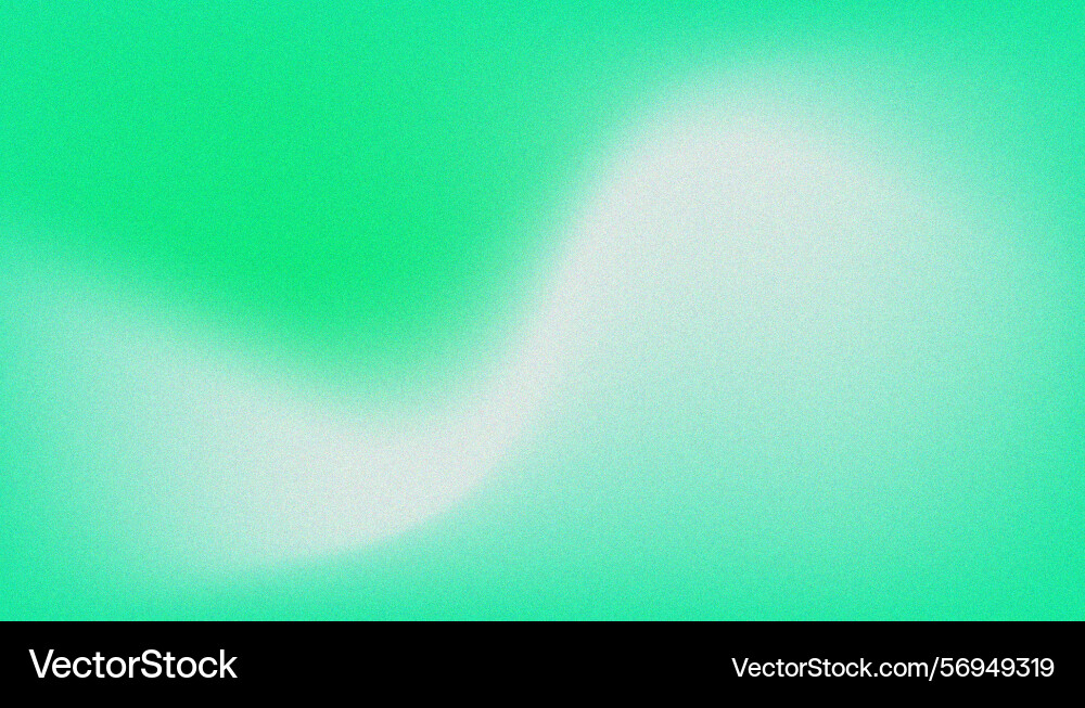 Vibrant green gradient texture with smooth noise vector image