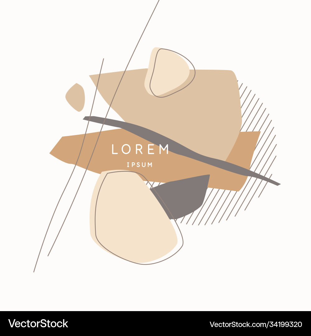 A composition with abstract elements in popular A composition with abstract elements in popular vector image