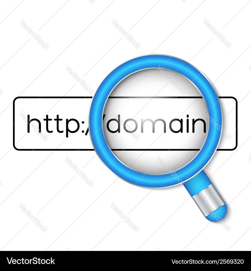 Browser search Vector Image