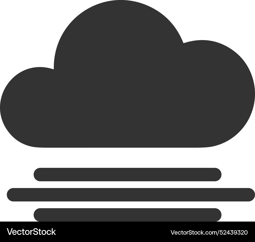 Cloud storage icon symbol image of the database Cloud storage icon symbol image of the database Vector Image